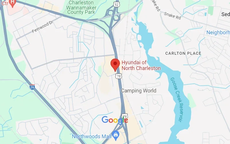Hyundai Of North Charleston in North Charleston SC map